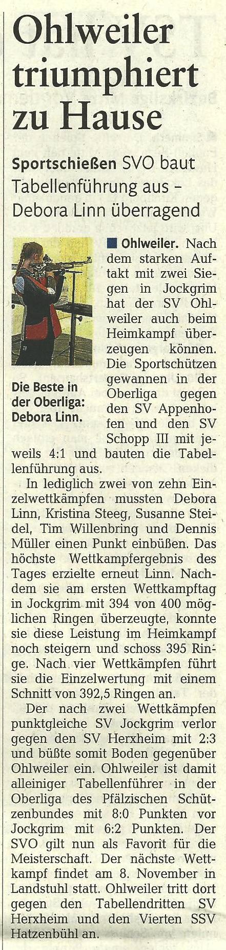 Rhein-Zeitung 24.10.2015